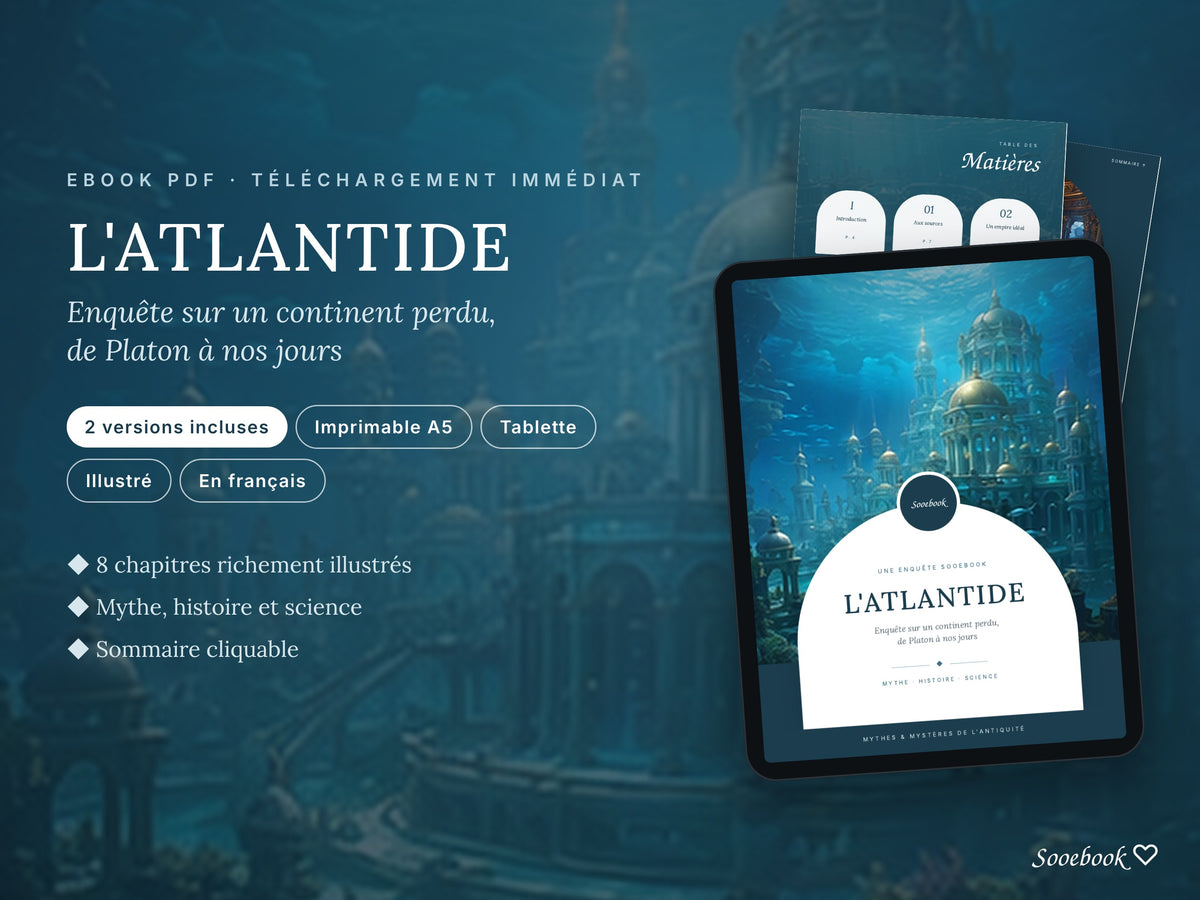 Atlantis - Illustrated PDF Ebook (Printable Version + Tablet)