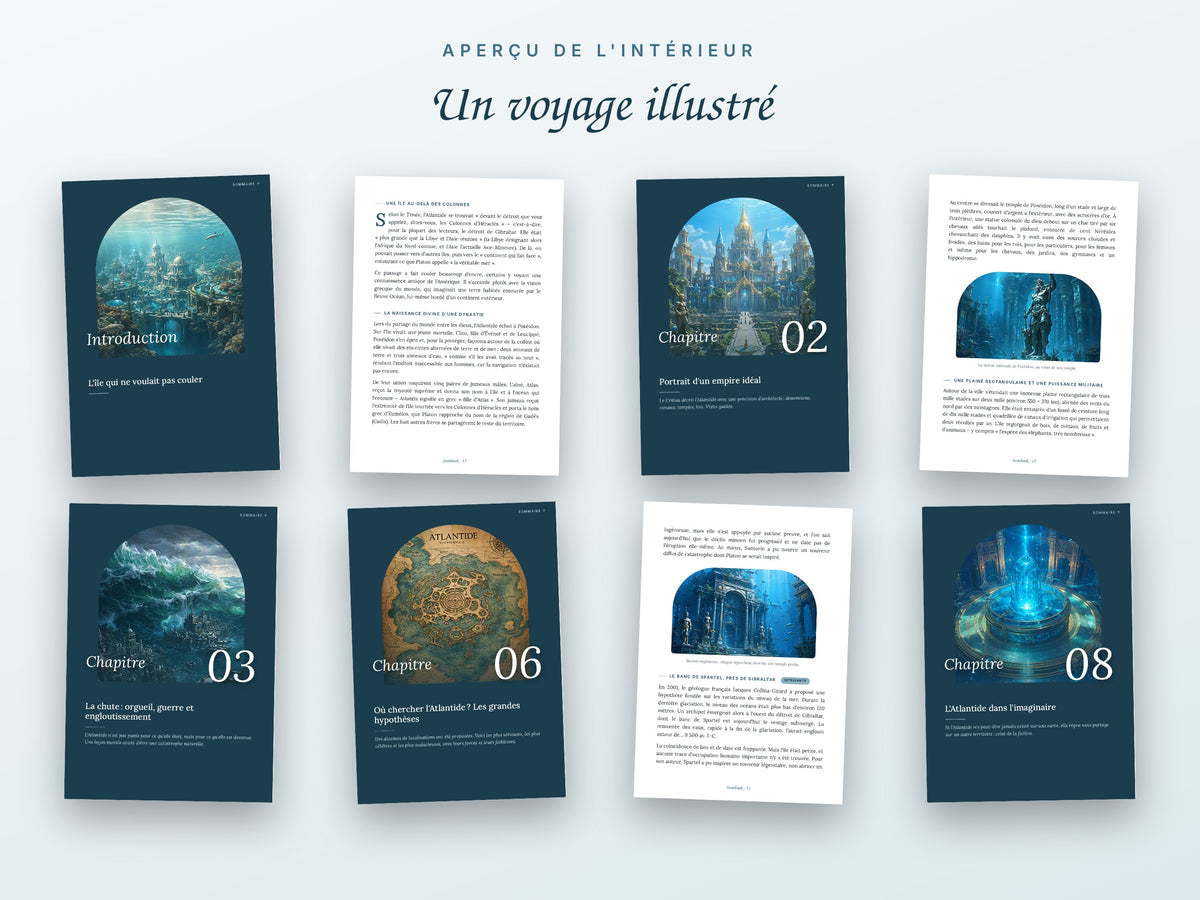 Atlantis - Illustrated PDF Ebook (Printable Version + Tablet)