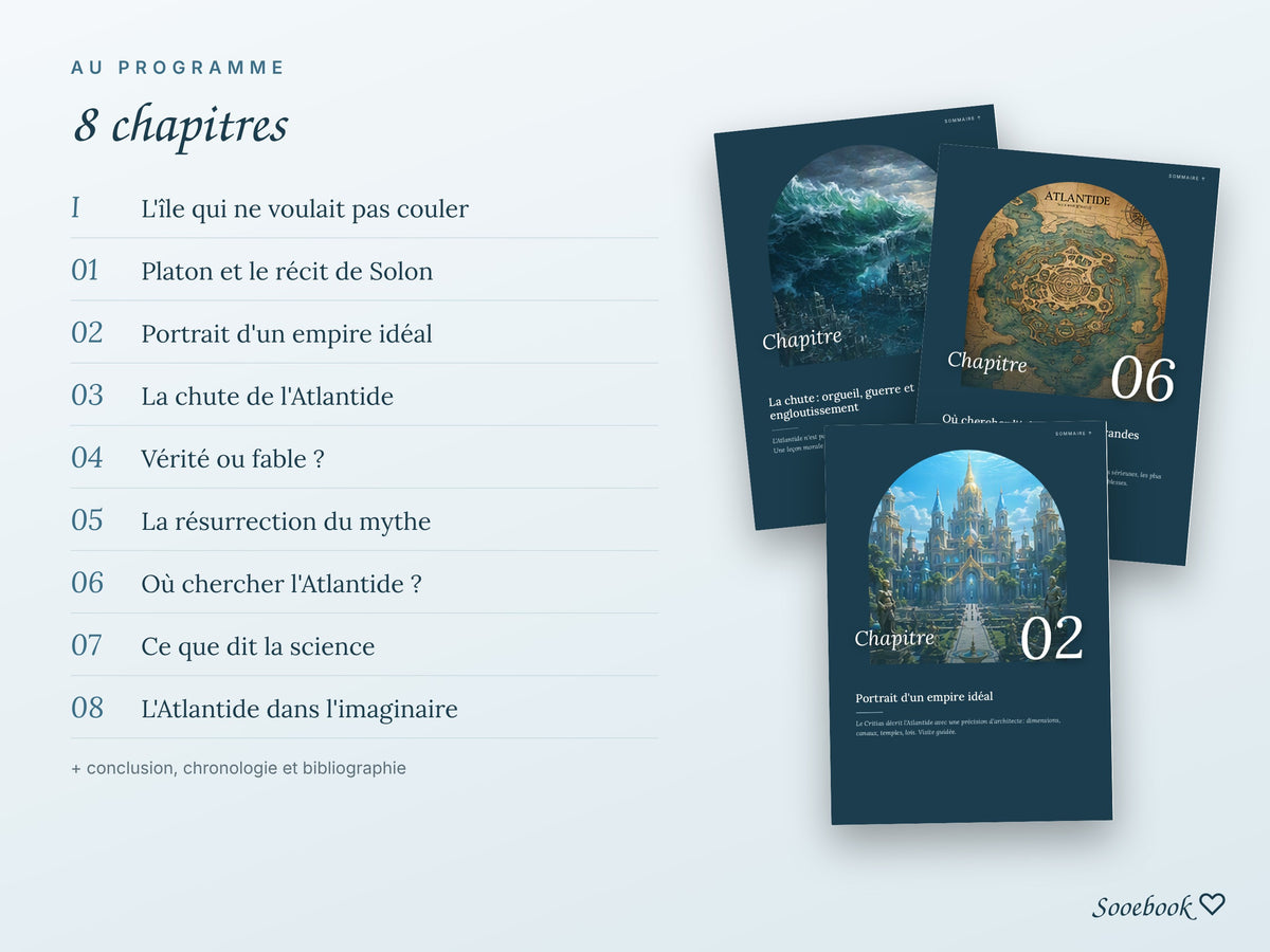 Atlantis - Illustrated PDF Ebook (Printable Version + Tablet)