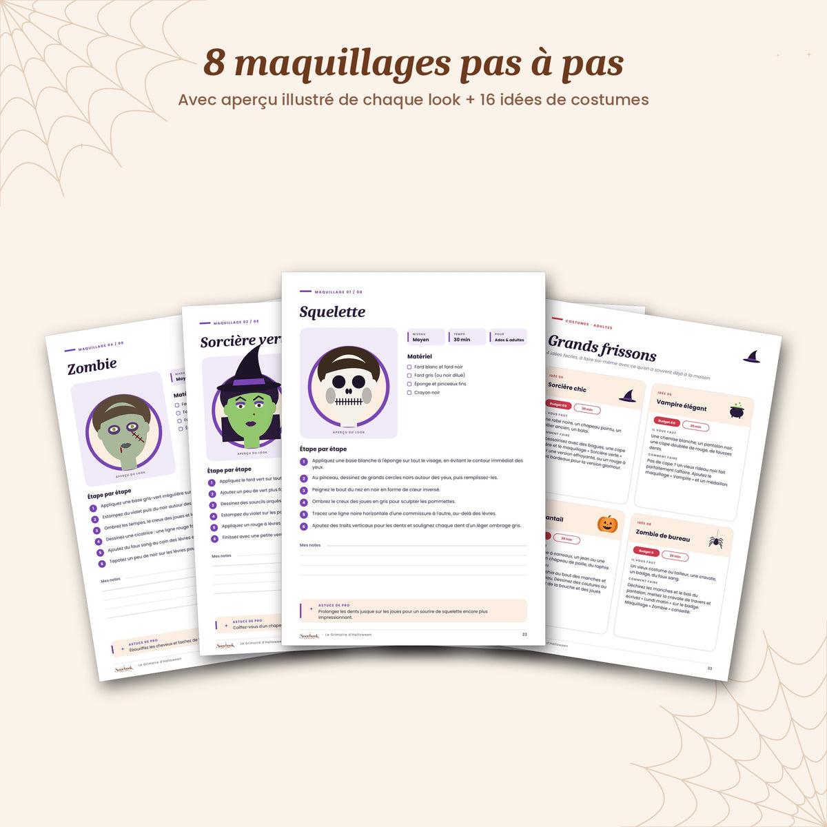 The Halloween Grimoire – Complete Party Kit: Recipes, DIY Decor, Makeup & Costumes (Printable PDF + Tablet)