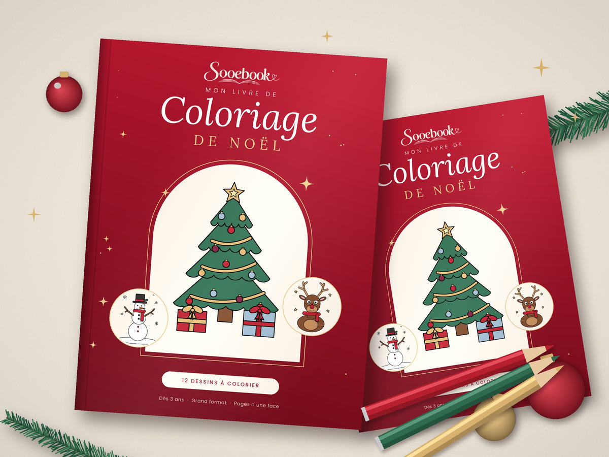 Mon Livre de Coloriage de Noël – Pack numérique à imprimer et sur tablette
