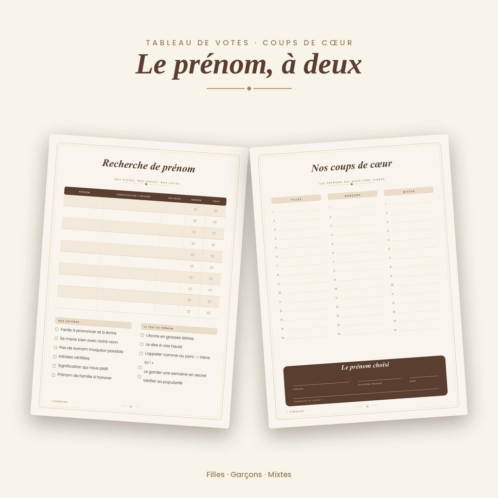 Guide Naissance PDF à imprimer | Planner Grossesse, Checklist Valise Maternité, Budget Bébé, Carnet de Naissance, GoodNotes