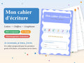 Cahier d'écriture maternelle PDF à imprimer | Alphabet, chiffres et graphisme | Fiches 3-6 ans | Grande section, école à la maison