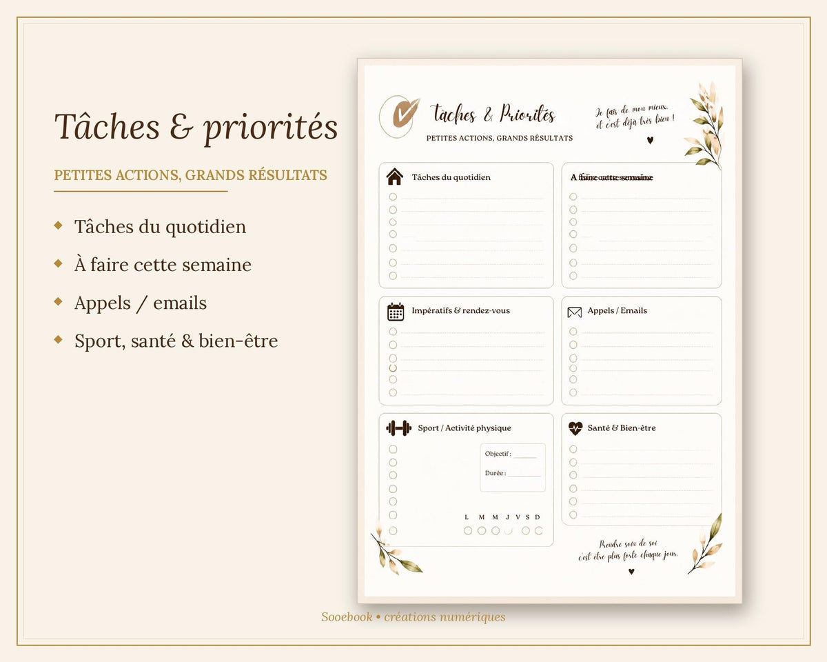 Printable PDF A4 Weekly Planner | Weekly Planner, To-Do List, Shopping List, Habit Tracker | Weekly Organization