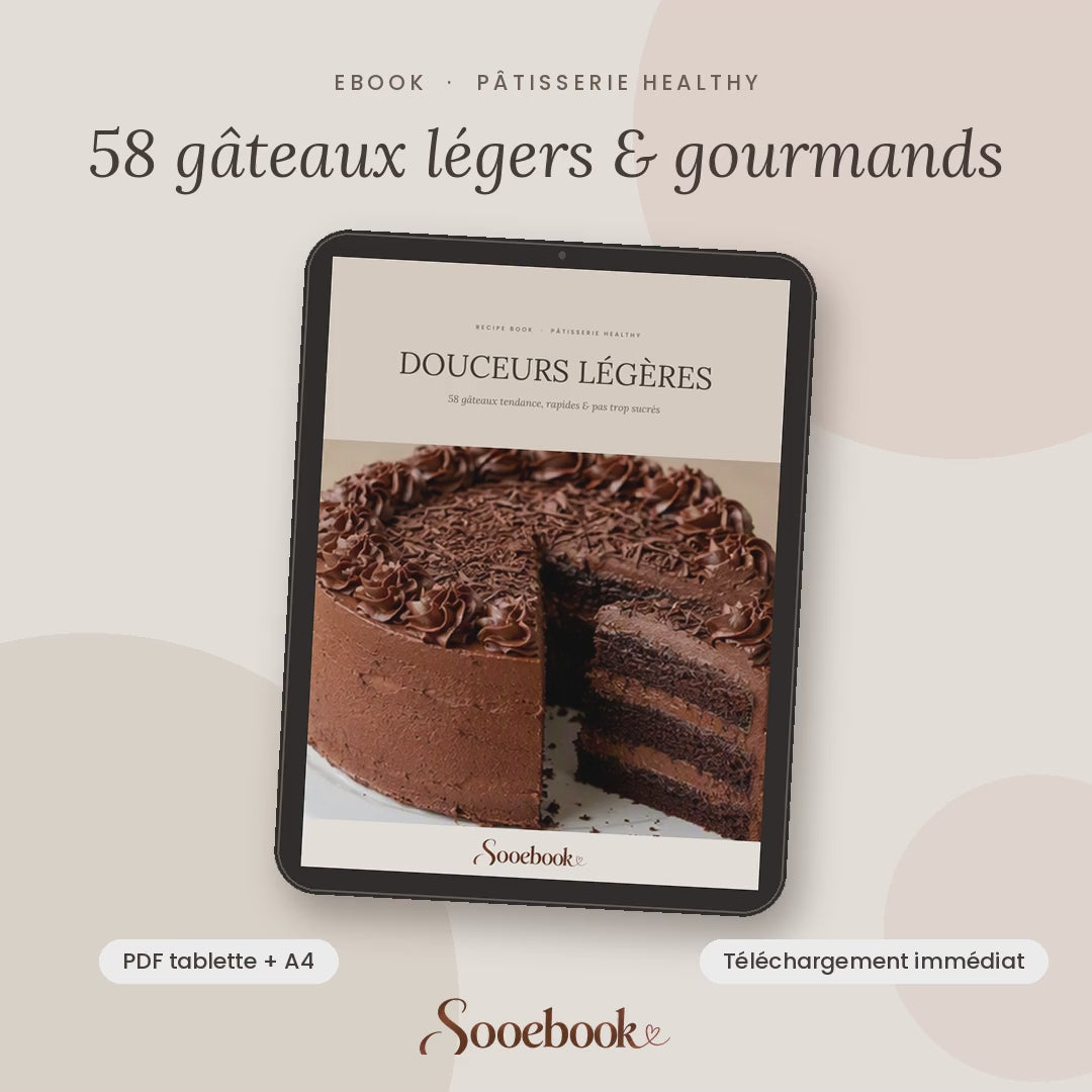 Light Treats – Ebook 58 Healthy Cake Recipes (Tablet + A4 PDF)