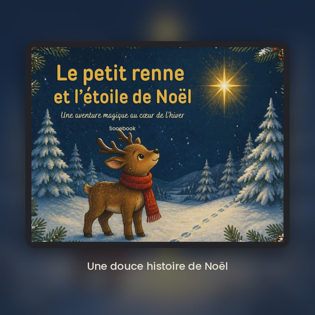 Le petit renne et l’étoile de Noël – Album de Noël pour enfants (3-6 ans)