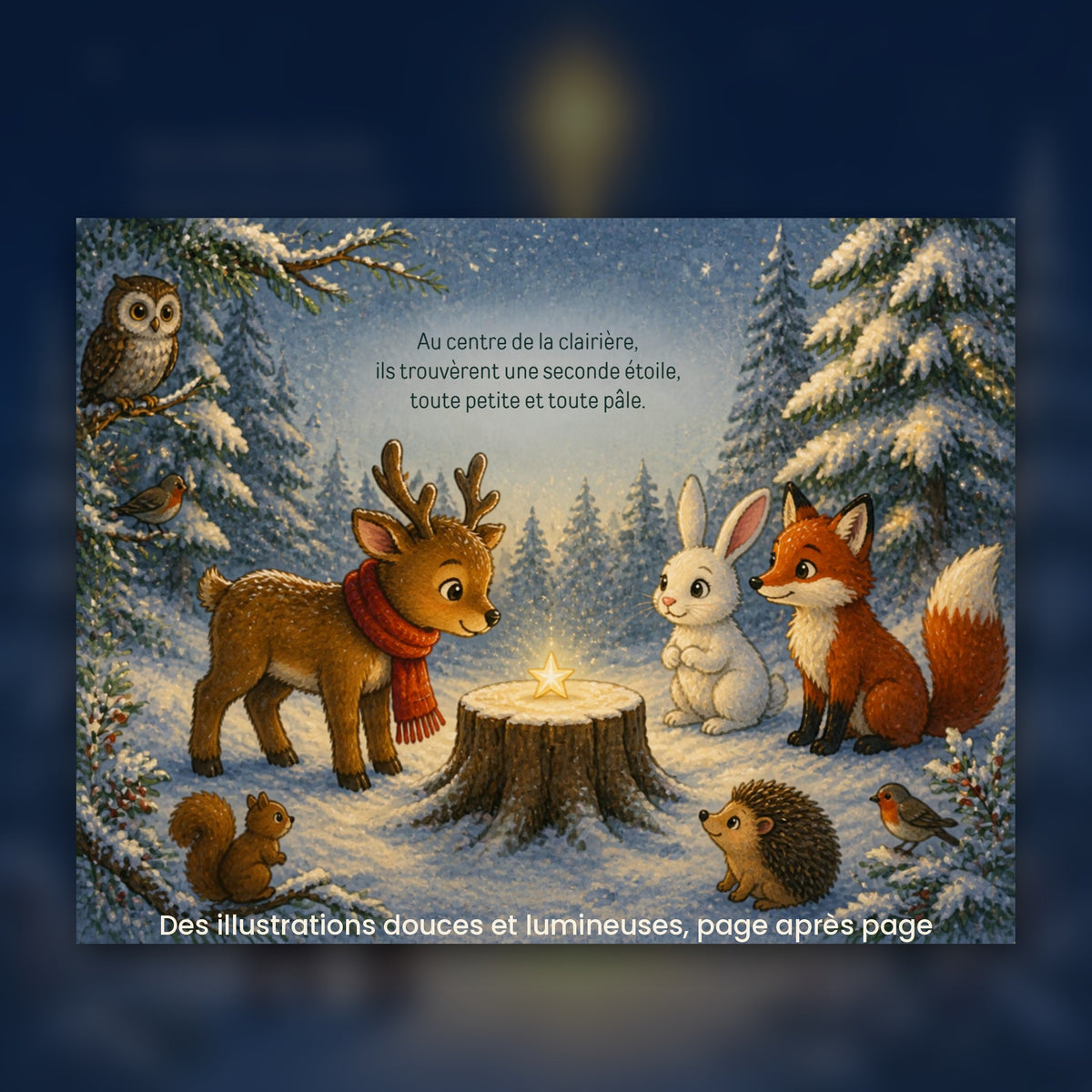 Le petit renne et l’étoile de Noël – Album de Noël pour enfants (3-6 ans)