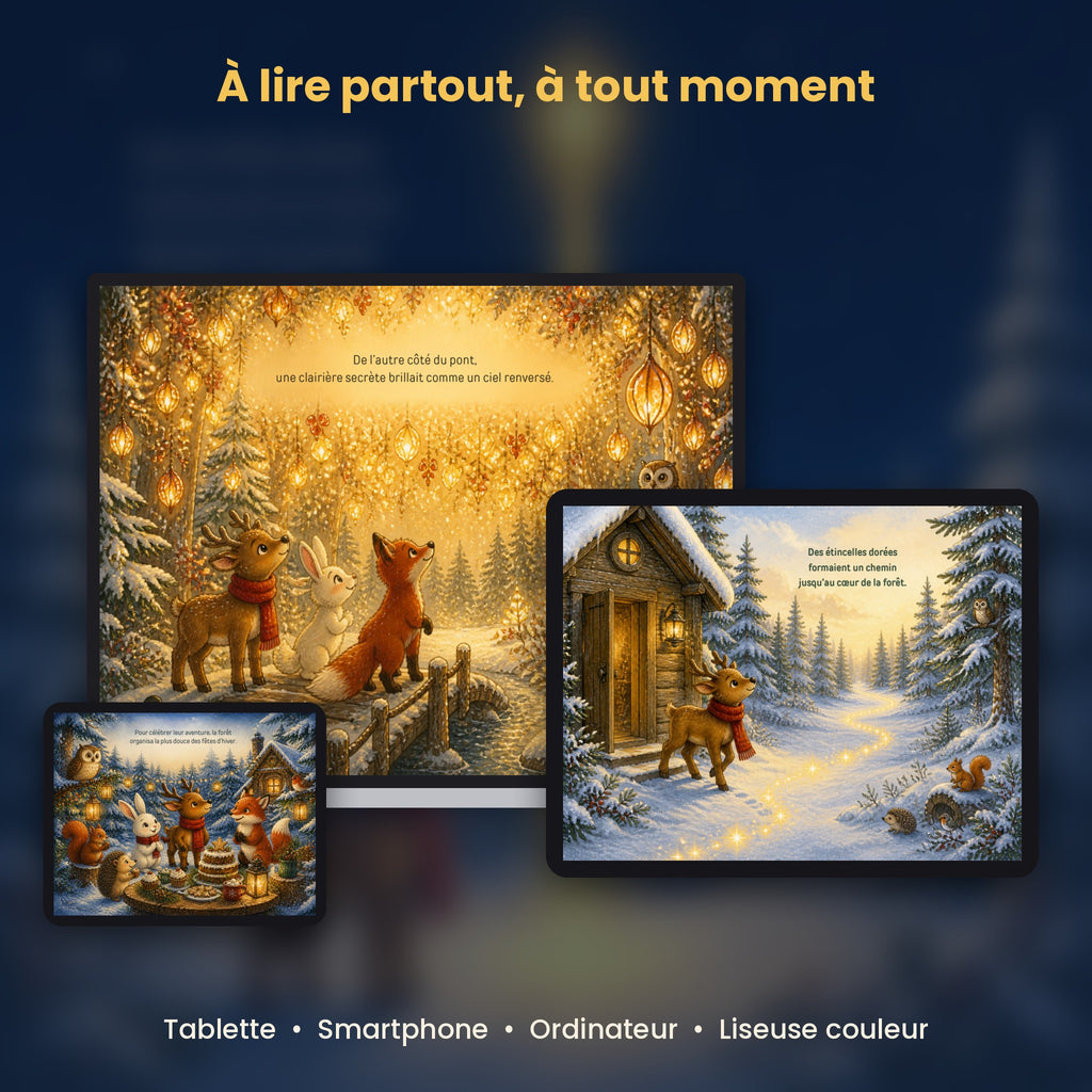 Le petit renne et l’étoile de Noël – Album de Noël pour enfants (3-6 ans)