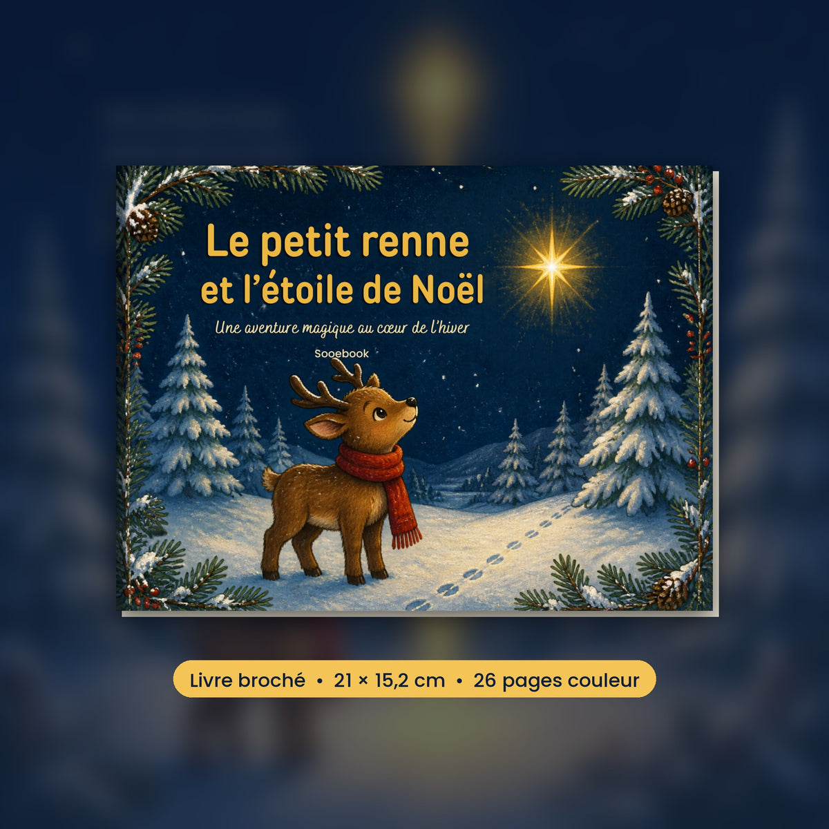 Le petit renne et l’étoile de Noël – Album de Noël pour enfants (3-6 ans)